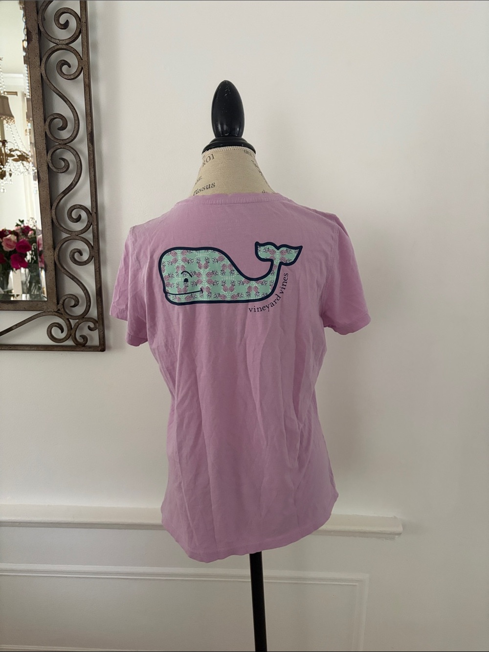 Vineyard Vines Women's Lavender Short-Sleeve Pocket Tee - Picture 3 of 3